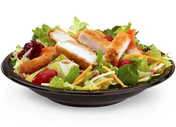 Salad with Crispy Chicken